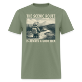 The Scenic Route - Tshirt - military green