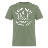 Camp More Worry Less - Tshirt - military green