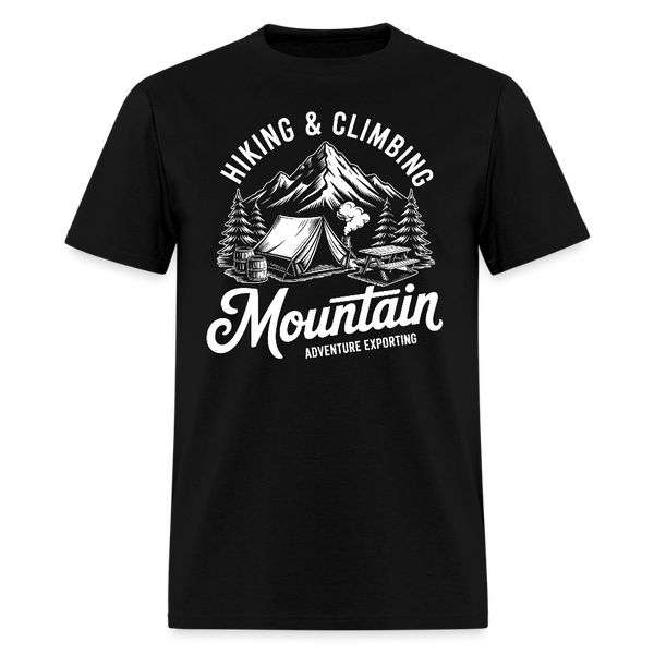 Hiking And Climbing - Tshirt - black