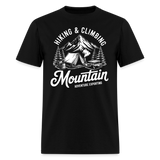 Hiking And Climbing - Tshirt - black