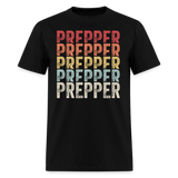 Retro Prepper - Tshirt - black