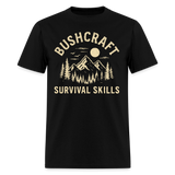 Bushcraft Survival Skills - Tshirt - black