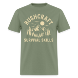 Bushcraft Survival Skills - Tshirt - military green