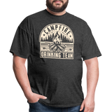 Campfire Drinking Team - Tshirt - heather black