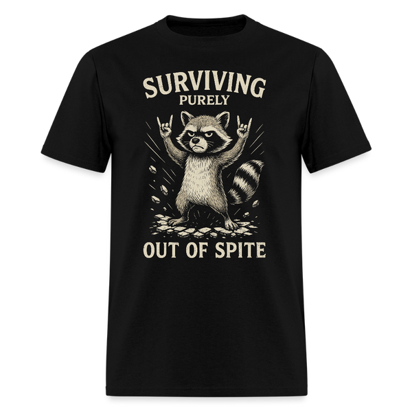 Surviving Out Of Spite - Tshirt - black