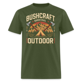 Bushcraft Survival Outdoor - Tshirt - military green