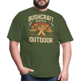 Bushcraft Survival Outdoor - Tshirt - military green