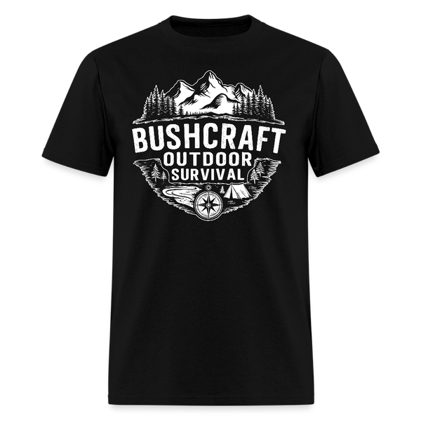 Bushcraft Outdoor Survival - Tshirt - black