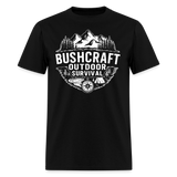 Bushcraft Outdoor Survival - Tshirt - black