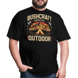 Bushcraft Survival Outdoor - Tshirt - black