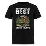 Wilderness Is The Best Kind Of Therapy - Tshirt - black