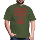 Prepped Aware & Ready - Tshirt - military green