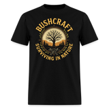 Bushcraft Surviving In Nature - Tshirt - black