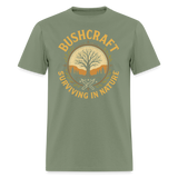 Bushcraft Surviving In Nature - Tshirt - military green