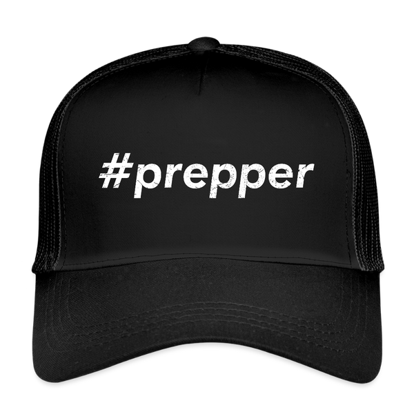 #prepper - Trucker Cap - black/black
