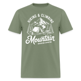 Hiking And Climbing - Tshirt - military green