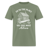 Go To The Place - Tshirt - military green