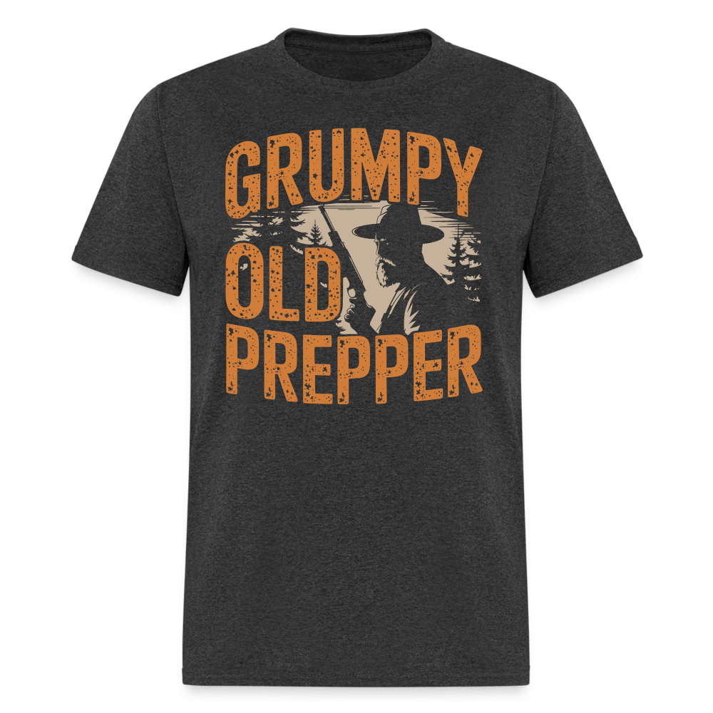Grumpy Old Prepper - Tshirt - heather black