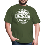 Bushcraft Survival Explore Create Survive - Tshirt - military green