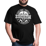 Bushcraft Survival Explore Create Survive - Tshirt - black