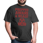 Prepped Aware & Ready - Tshirt - heather black
