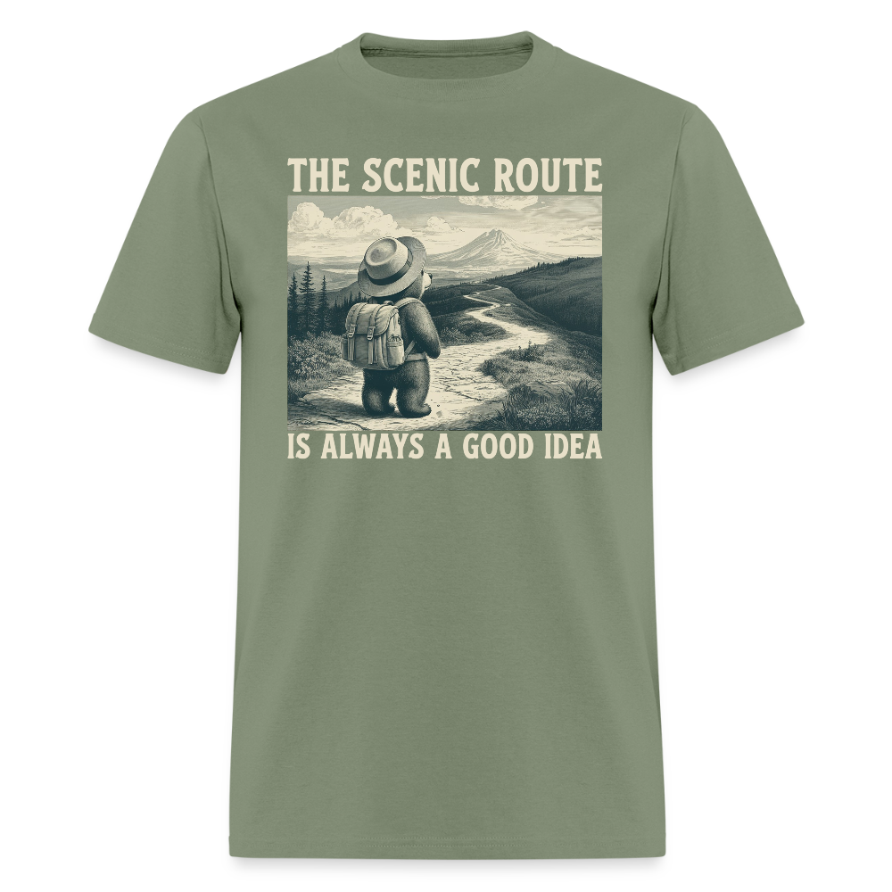 The Scenic Route - Tshirt - military green