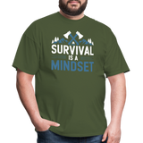 Survival Is A Mindset - Tshirt - military green