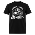 Hiking And Climbing - Tshirt - black