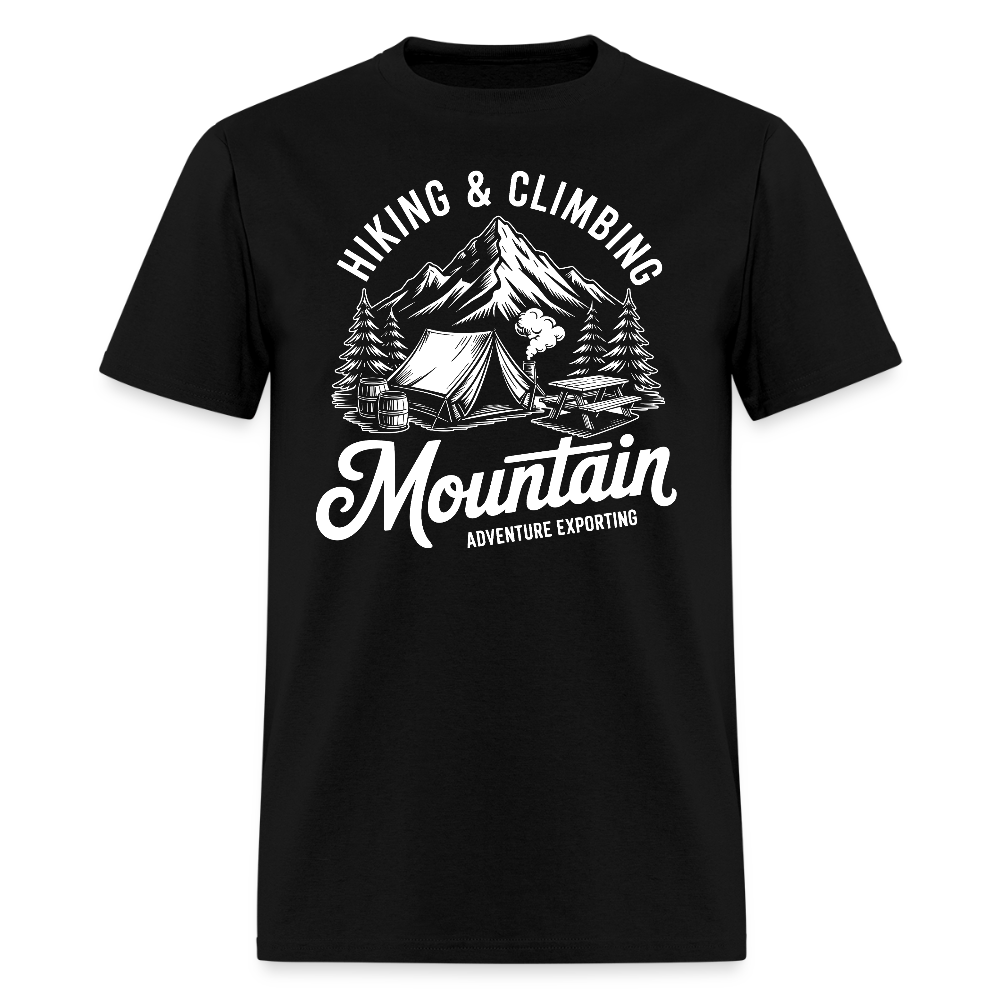 Hiking And Climbing - Tshirt - black