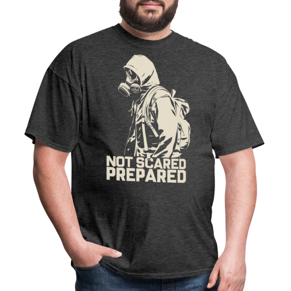 Not Scared Prepared - Tshirt - heather black