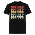 Retro Prepper - Tshirt - black