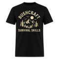Bushcraft Survival Skills - Tshirt - black