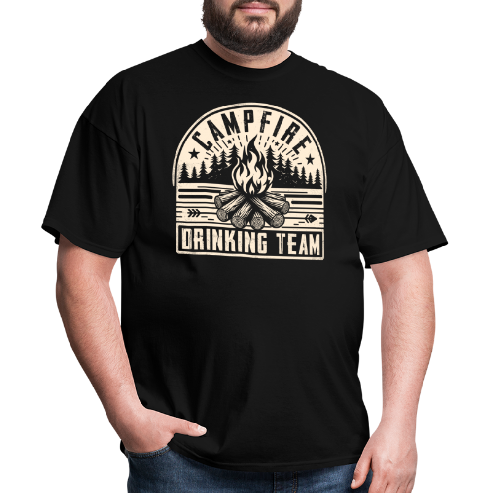 Campfire Drinking Team - Tshirt - black
