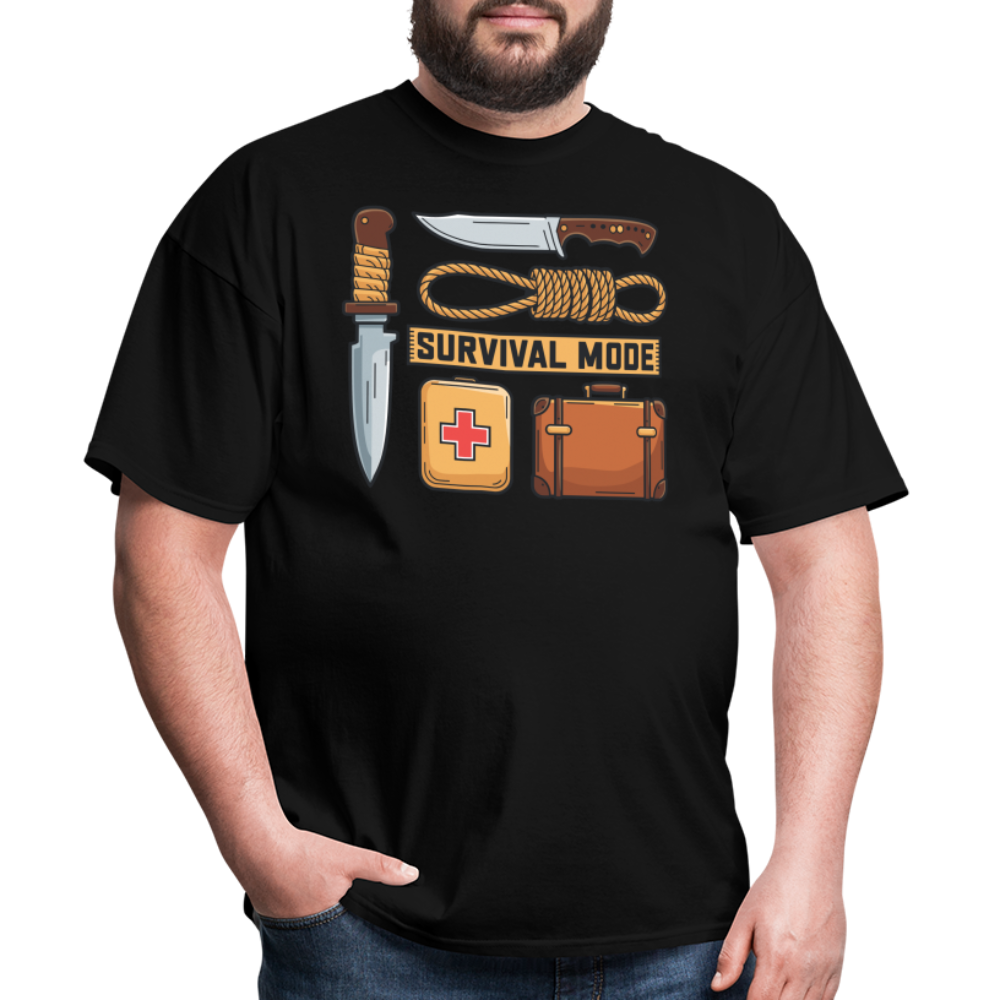 Survival Mode - Tshirt - black