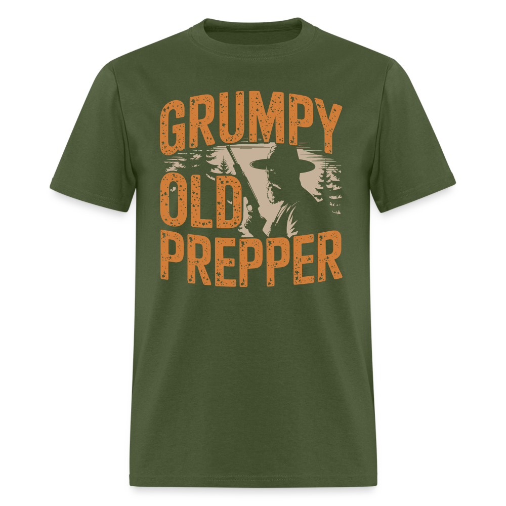 Grumpy Old Prepper - Tshirt - military green