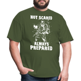 Not Scared Prepared Prepper - Tshirt - military green