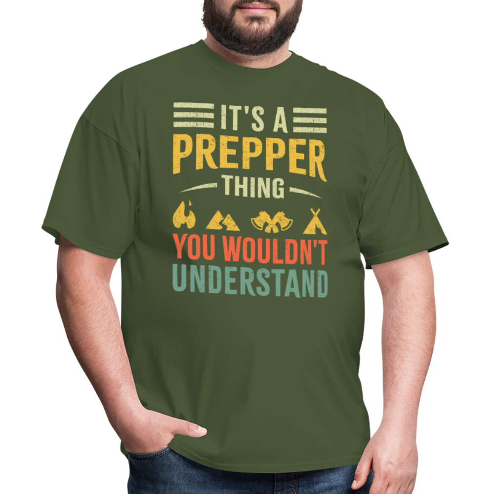Its a Prepper Thing - Tshirt - military green