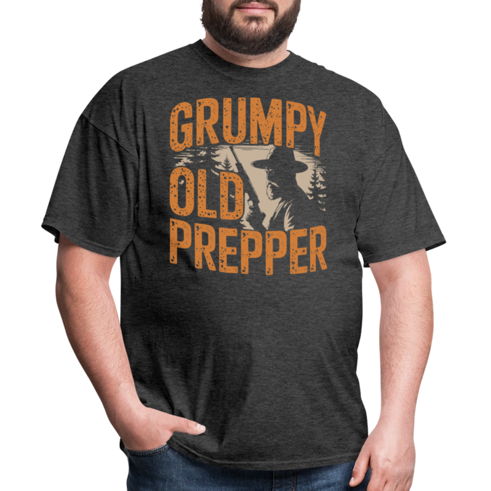 Grumpy Old Prepper - Tshirt - heather black