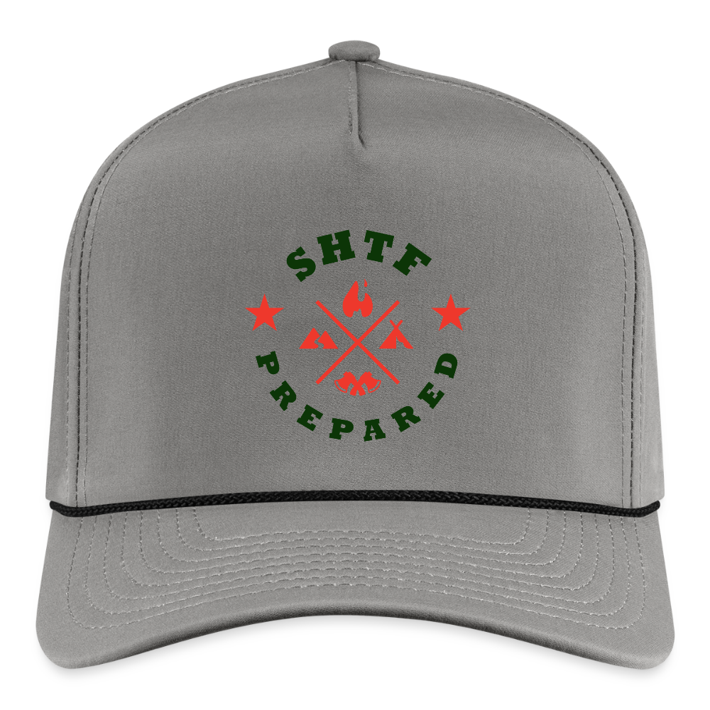 SHTF Prepared - Rope Cap - gray/black