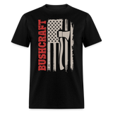 American Flag Bushcraft - Tshirt - black