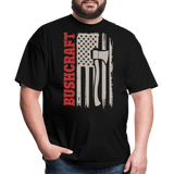 American Flag Bushcraft - Tshirt - black