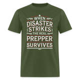 When Disaster Strikes - Tshirt - military green