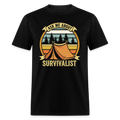 Ask Me About Survivalism - Tshirt - black