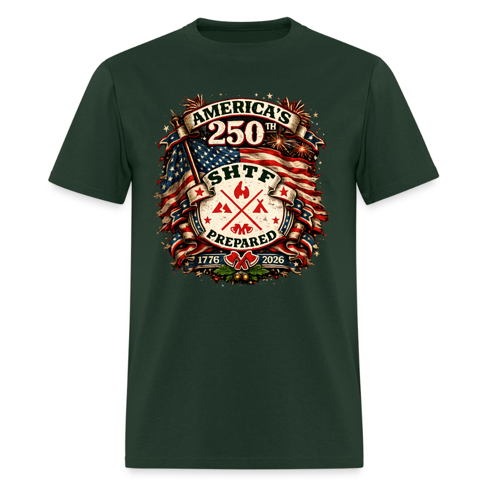 America's 250th - SHTF Prepared - forest green
