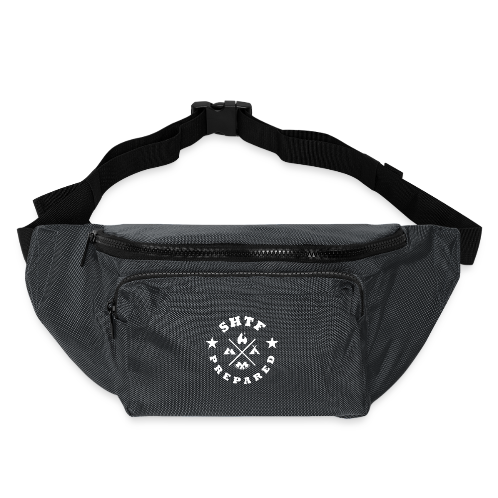 SHTF Prepared -  Hip Bag - charcoal gray