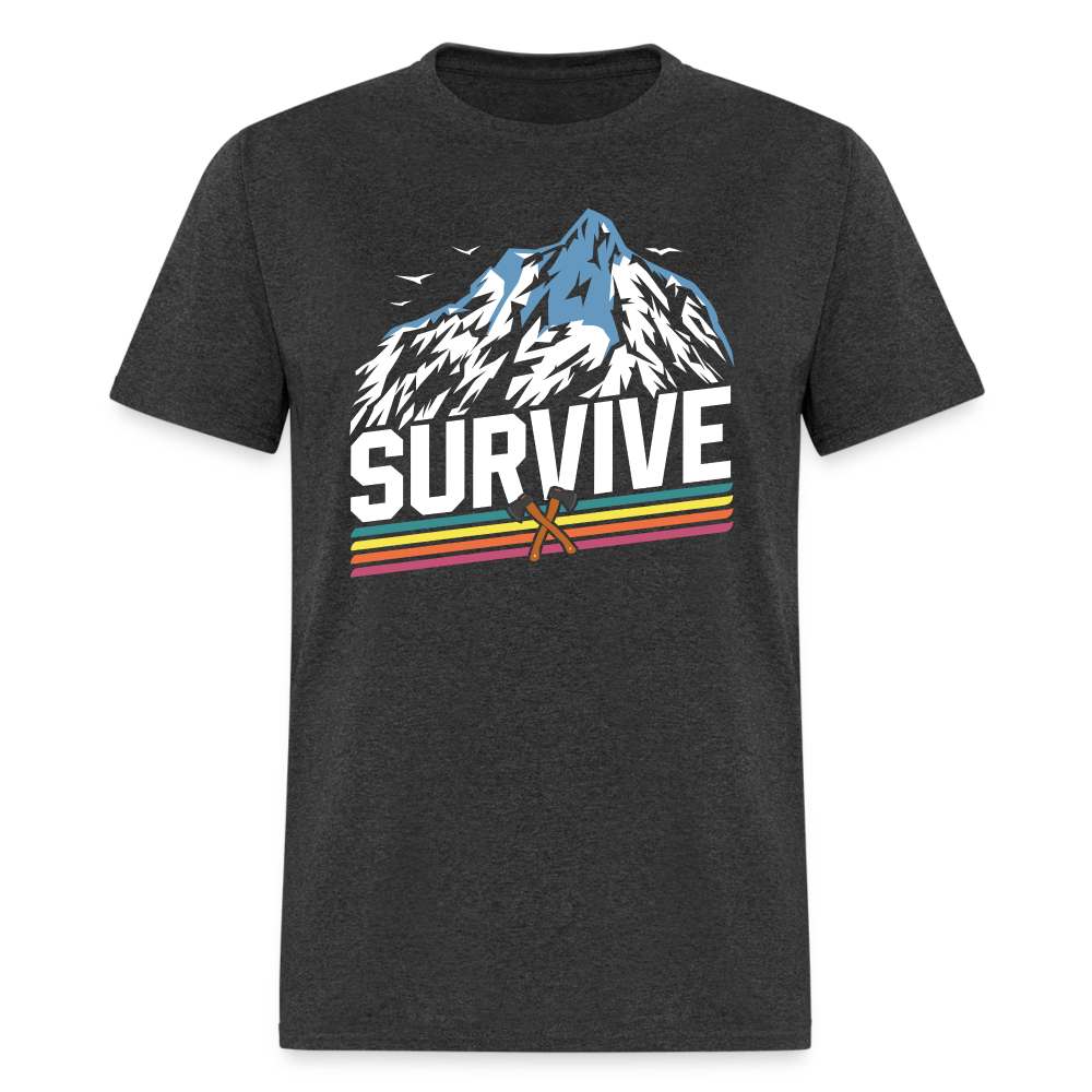 Survive - Tshirt - heather black