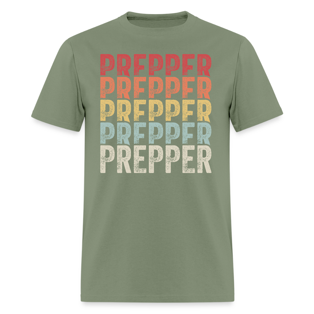 Retro Prepper - Tshirt - military green