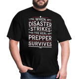 When Disaster Strikes - Tshirt - black