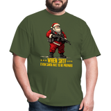 Even Santa Has To Be Prepared - Tshirt - military green