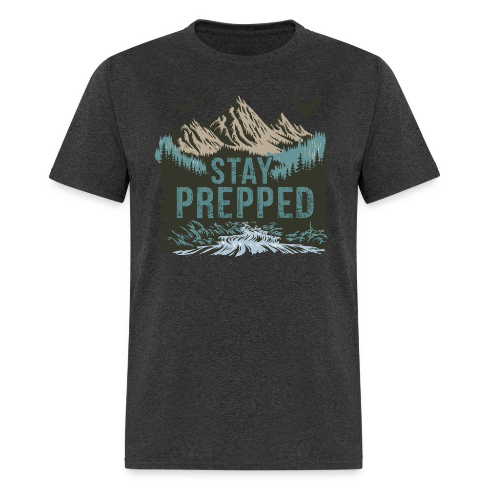 Stay Prepped - Tshirt - heather black